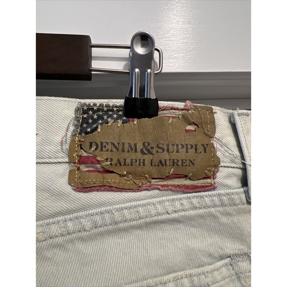 Denim & Supply Ralph Lauren Jeans Mens 33x30 Prospect Slim Fit Light Wash Faded - Picture 9 of 11